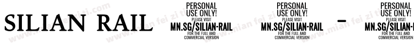 silian rail字体字体转换